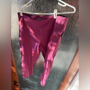 Victoria's Secret Sport Magenta Capri Leggings
